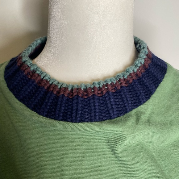 Stateside women’s Green crewneck Pullover Shirt - Picture 2 of 9